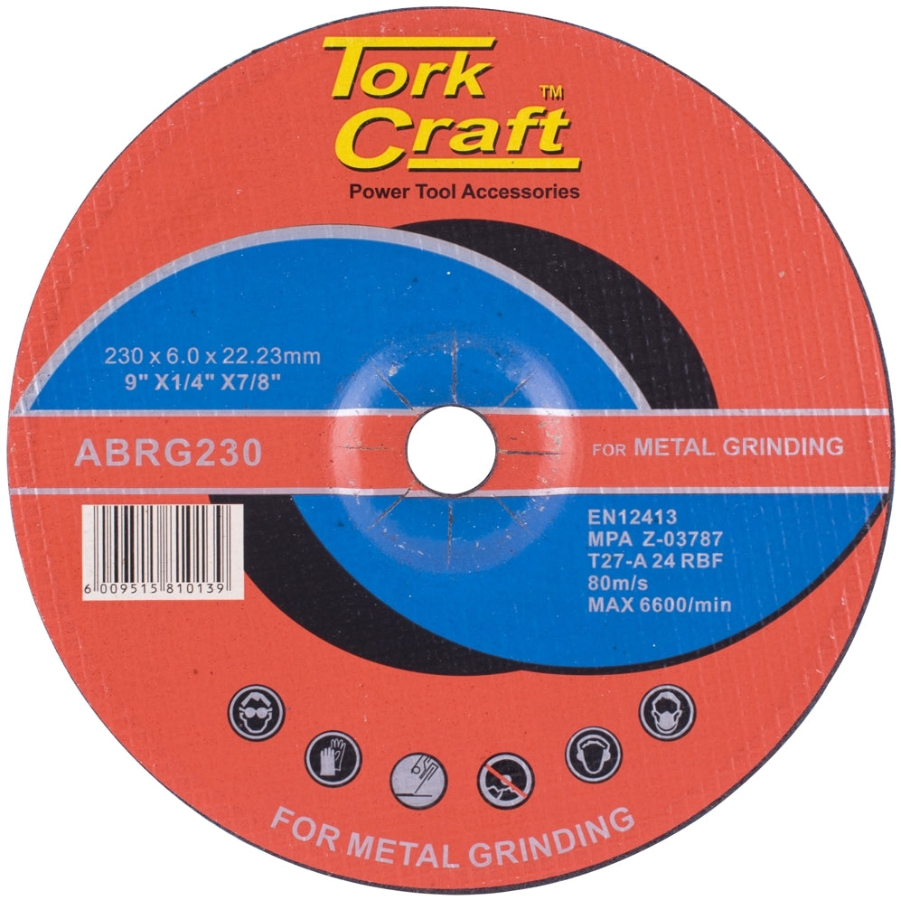 Tork Craft 230mm Grinding Disk for Steel