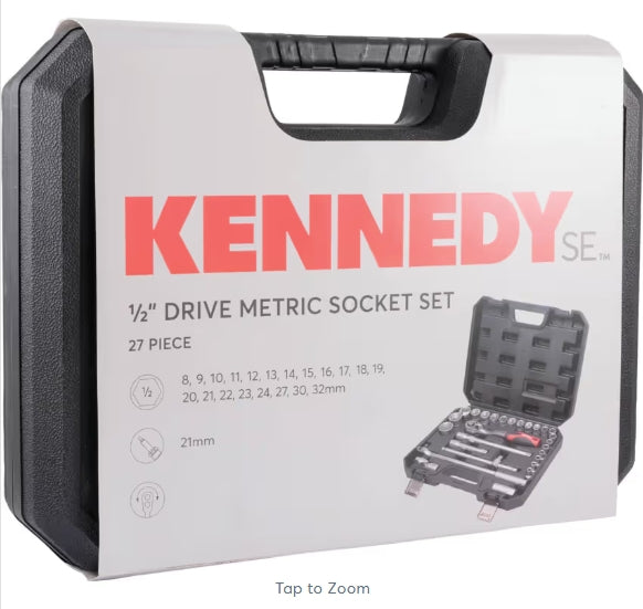 Kennedy SE 1/2" DR. SOCKET SET (27-PC)