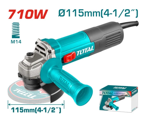 Total 115mm 710w Angle grinder